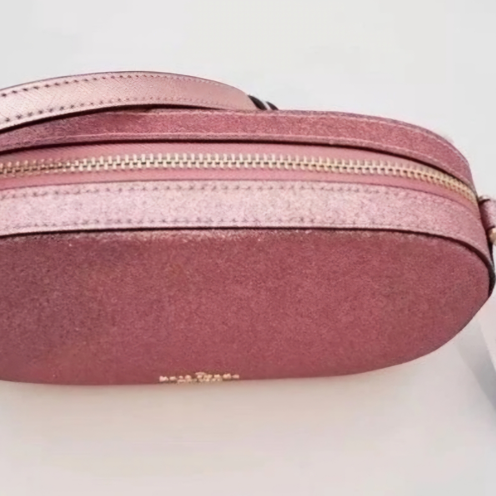 Kate Spade Glimmer Pink Mitten Oval Camera Crossbody Bag - Picture 7 of 16